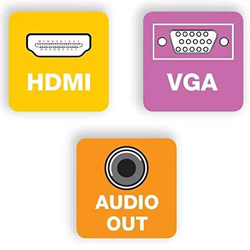 Techly Techniškai HDMI - VGA+3.5mm M/F Juoda