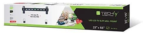Techly ICA-PLB 139M televizoriaus laikiklis 139,7 cm (55") Juoda