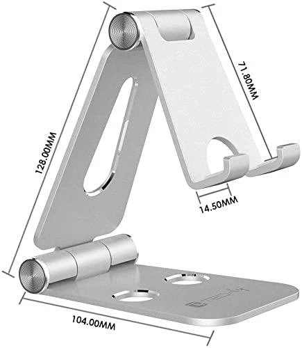 TECHLY Adjustable and Foldable Išmanusis telefonas Planšetė Holder for Desk