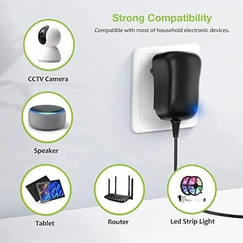 Techly Maitinimo šaltinis 230V universalus 27W/2.25A 3-12V 6 wtyków DC i USB