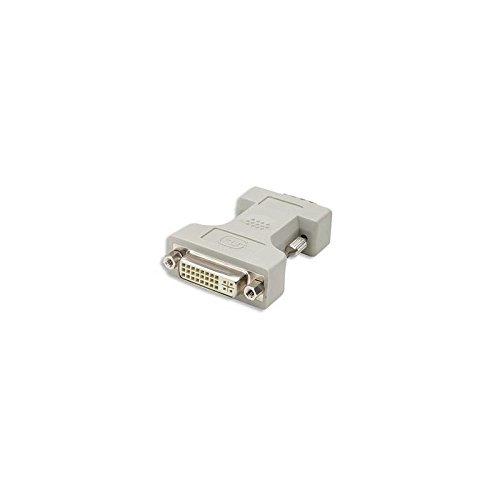 Techly DVI - VGA F/M DVI-I Pilka