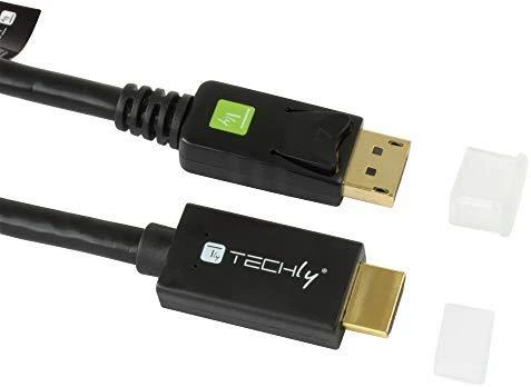 Kabelis Techly DisplayPort - HDMI 2m juoda (ICOC-DSP-H12-020)