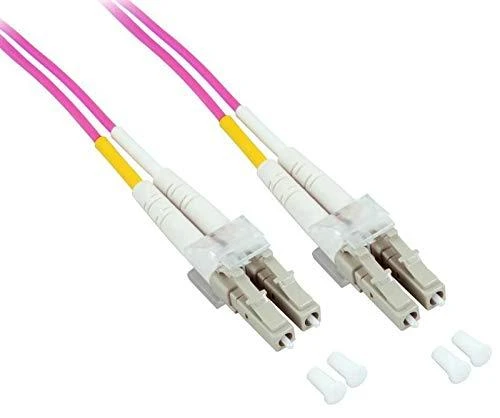 EFB Elektronik O0319.20, 20 m, OM4, LC, LC, Hane/Hane, violetinis