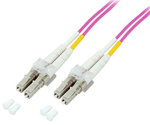 EFB Elektronik O0319.20, 20 m, OM4, LC, LC, Hane/Hane, violetinis