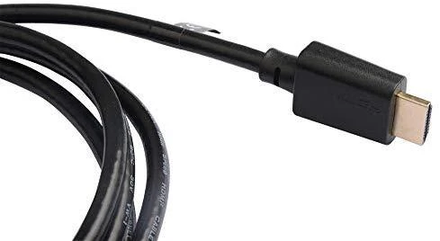 HDMI laidas su juoda jungtimi