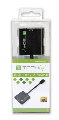 HDMI į VGA adapteris Techly pakuotėje