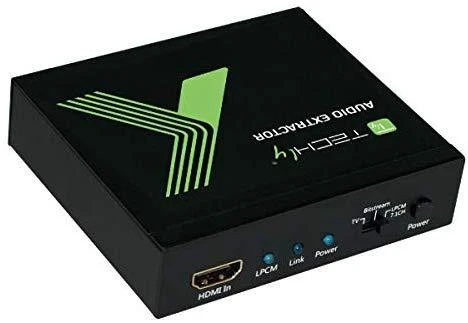 Techly IDATA HDMI-EA74K garso keitiklis Juoda