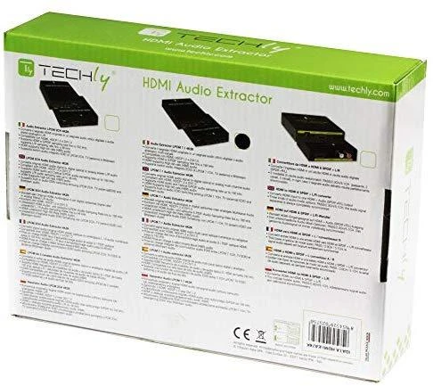 Techly IDATA HDMI-EA74K garso keitiklis Juoda