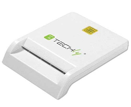 TECHLY 029150 Techly Compact USB 2.0 Smart kortelių skaitytuvas, rašiklis baltas