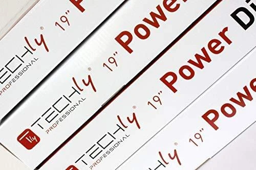 Techly Pro TECHLYPRO 023783 Rack 19 1U maitinimo juosta, skirta UPS 250V/10A 10x C13 lizdai C14 kištukas