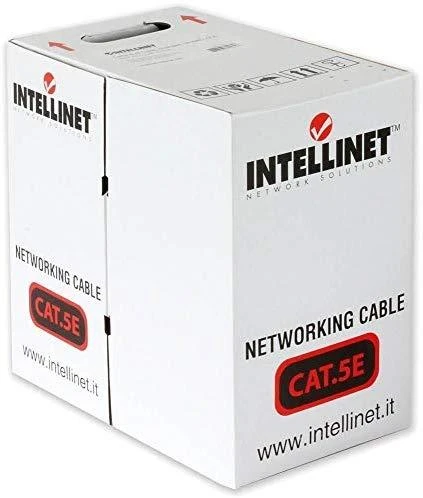 TECHLY 025626 TechlyPro Tinklo instaliacinis kabelis UTP Cat5e 4x2 vijos CCA 305m pilkas