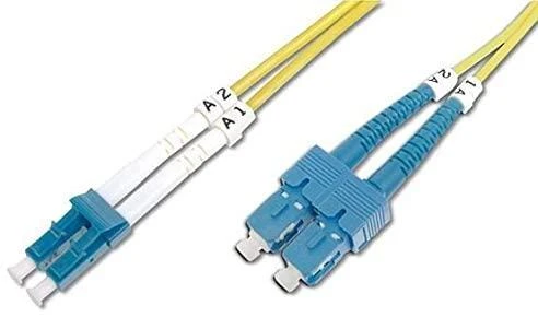 Intellinet Techly 2m SC/LC OS2 optinio pluošto kabelis Geltona