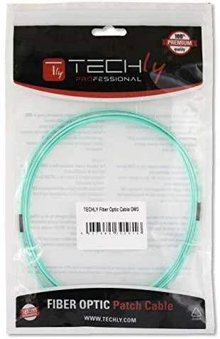 Intellinet Techly 10m LC/LC 50/125 optinio pluošto kabelis Mėlyna