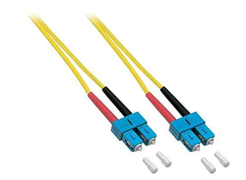 Patchcord Techly 303720 Šviesolaidinis pataisymo laidas OS2 9/125 SM SC-SC Duplex 5m