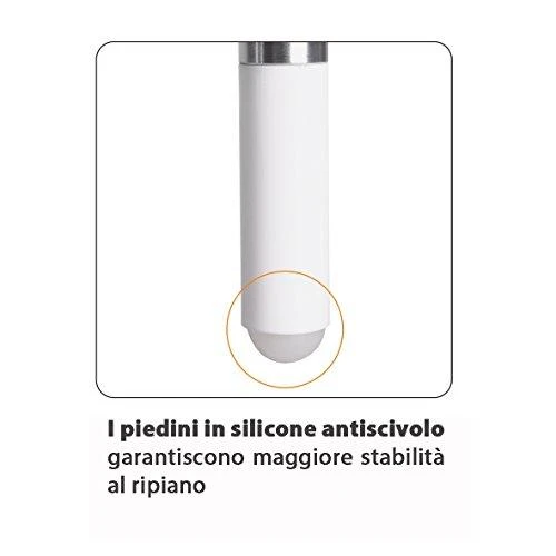 Techly ICA-MS 461 monitoriaus laikiklis arba stovas 81,3 cm (32") Laisvai stovintis Permatomas, Balta