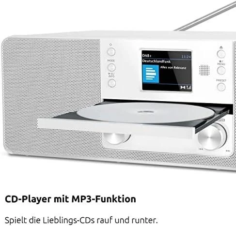 Technisat DigitRadio 370 CD BT baltas