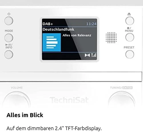 Technisat DigitRadio 370 CD BT baltas