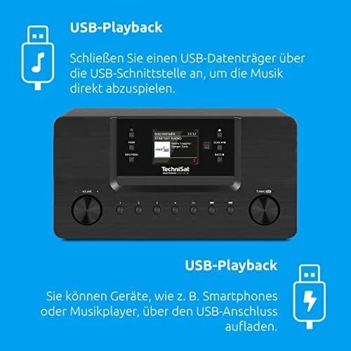 Technisat DigitRadio 570 CD IR juoda