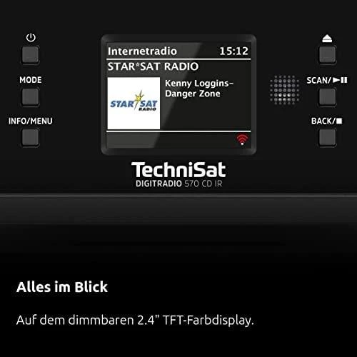 Technisat DigitRadio 570 CD IR juoda