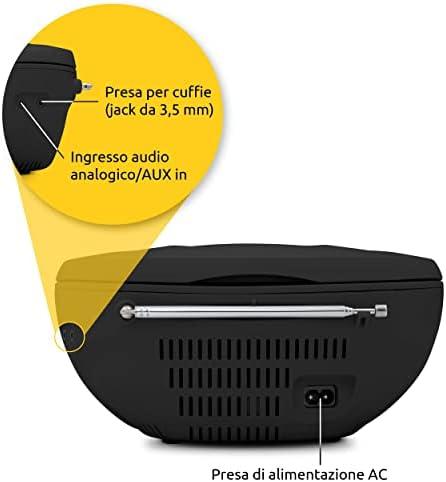 Grotuvas TechniSat BOOMBOX TECHNISAT VIOLA CD-1 JUODA