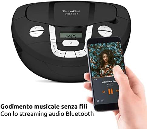 Grotuvas TechniSat BOOMBOX TECHNISAT VIOLA CD-1 JUODA