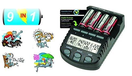 Technoline NiCd.NiMH AAA.AA akum.įkroviklis su LCD indikatoriumi BC-700