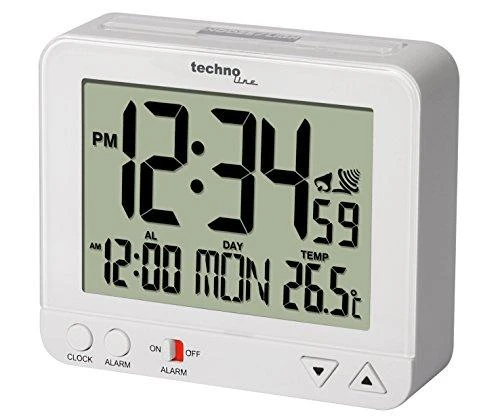 Skaitmeninis žadintuvas Technoline WT 195, baltas