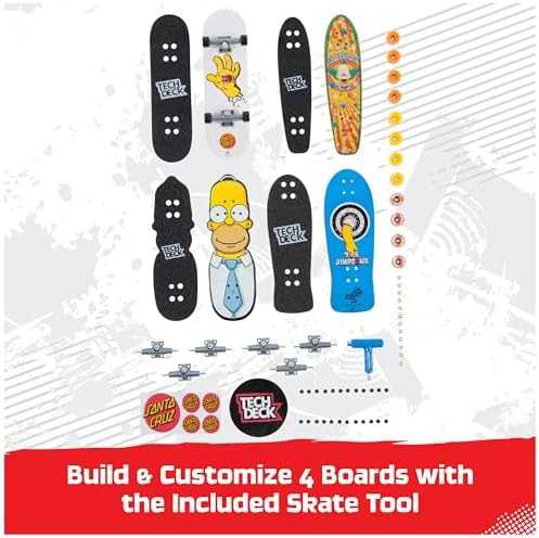 Tech Deck Skate 4 vnt. pakuotė – Simpsonai
