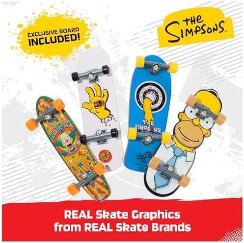 Tech Deck Skate 4 vnt. pakuotė – Simpsonai