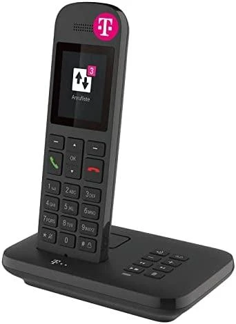 TLM Telekom Sinus A12 Analoginio ryšio / DECT telefonas Juoda