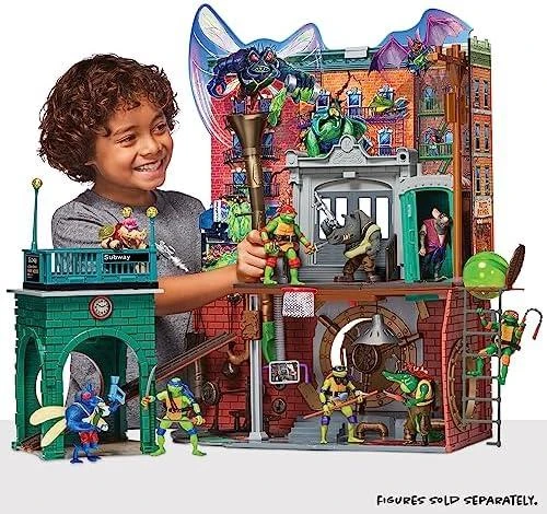 Mutant TMNT žaidimų komplektas Sewer Lair, 83478