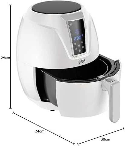 TEESA DIGITAL AIR FRYER 3.2L Baltas oro gruzdintuvė