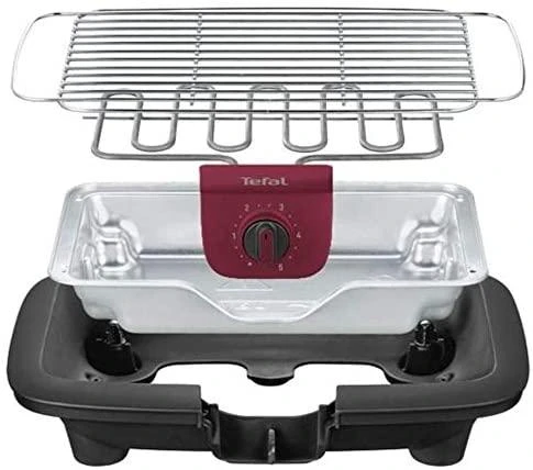 Tefal BG 90E5 kepsninė / grilis 2300 W Grotelės Elektrinis Stalo paviršius Juoda, Raudona