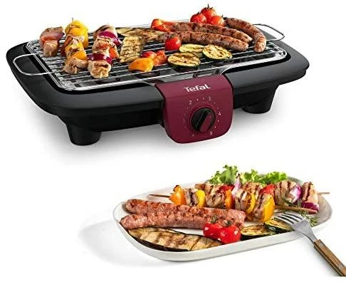 Tefal BG 90E5 kepsninė / grilis 2300 W Grotelės Elektrinis Stalo paviršius Juoda, Raudona