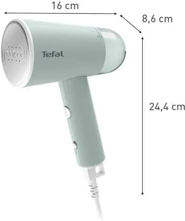TEFAL | Kelionių drabužių garlaivis | DT1034 | Rankinis | 1200 W | 0,07 L | 20 g/min