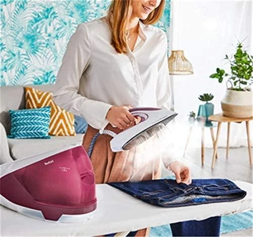 Tefal Express Protect SV9201E0 steam ironing station 2800 W 1.8 L Durilium AirGlide Autoclean soleplate Violetinė, Baltas