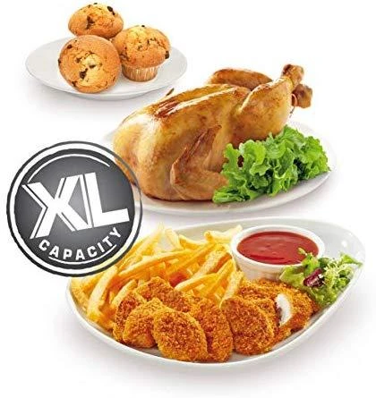 Tefal Easy Fry EY401D gruzdintuvė Karšto oro gruzdintuvė 4,2 L Vienas Juoda, Nerūdijančiojo plieno Autonominės 1500 W