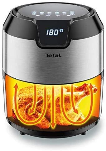 Tefal Easy Fry EY401D gruzdintuvė Karšto oro gruzdintuvė 4,2 L Vienas Juoda, Nerūdijančiojo plieno Autonominės 1500 W