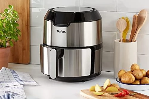Tefal Easy Fry EY401D gruzdintuvė Karšto oro gruzdintuvė 4,2 L Vienas Juoda, Nerūdijančiojo plieno Autonominės 1500 W