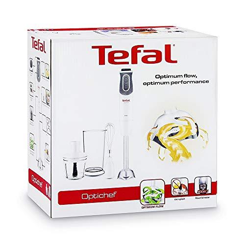 Plakiklis TEFAL | Maišytuvas | Optichef 3-in-1 HB643138 | Hand Maišytuvas | 800 W | Greičių skaičius 20 | Turbo mode | Chopper | Baltas/Pilkas