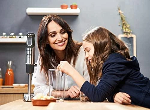 Maišytuvas Tefal Quickchef 2-in-1 (HB659838), 1000 W, 20 greičių, Turbo režimas, nerūdijančio plieno
