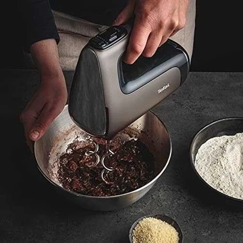 Rankinis mikseris Tefal Powermix Silence HT650E38, juodas