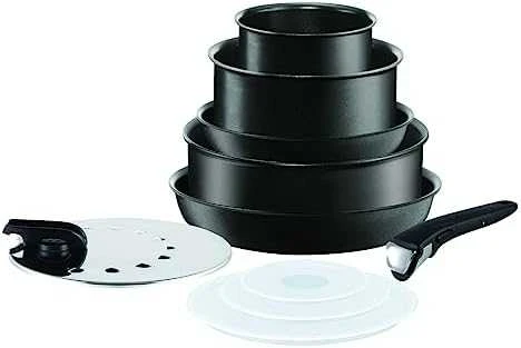 Nelimpančių puodų ir keptuvių rinkinys Tefal Ingenio Ultimate L7649153, 10 dalių