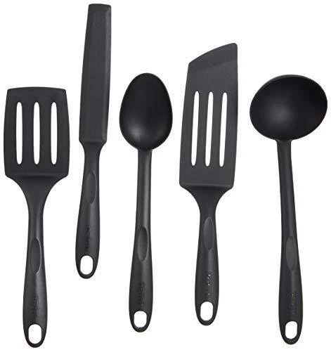 TEFAL virtuvės įrankių rinkinys, medžiaga Aukštos kokybės nailonas, Juodas