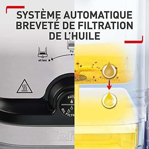 Gruzdintuvė Keptuvė Tefal Oleoclean Pro FR8040 (3,5 l, 1,2kg, 2300 W, plieno spalvos)
