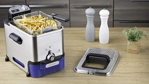Gruzdintuvė Keptuvė Tefal Oleoclean Pro FR8040 (3,5 l, 1,2kg, 2300 W, plieno spalvos)