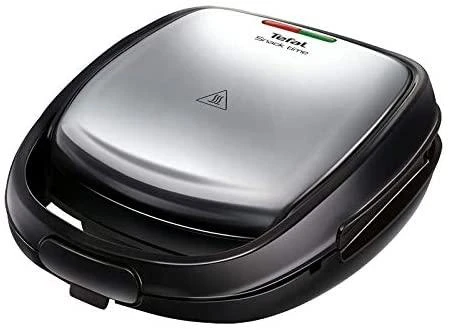 Sumuštinių keptuvas Tefal SW341D12 sumuštinių keptuvė 700 W Juoda, Nerūdijančiojo plieno