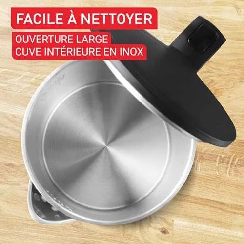 Elektrinis, nerūdijančio plieno virdulys TEFAL KO1408E0, juodos sp., 1,5 l