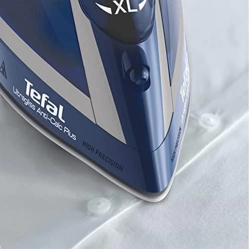 TEFAL | Garų lygintuvas | FV6830E0 | Garų lygintuvas | 2800 W | Vanduo tank capacity 270 ml | Continuous steam 50 g/min | Sidabrinis/Mėlyna
