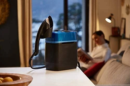 TEFAL Ironing System UT2020E0 Cube 2170 W, Vanduo tank capacity 1100 ml, Continuous steam 90 g/min, Juodas/Mėlyna